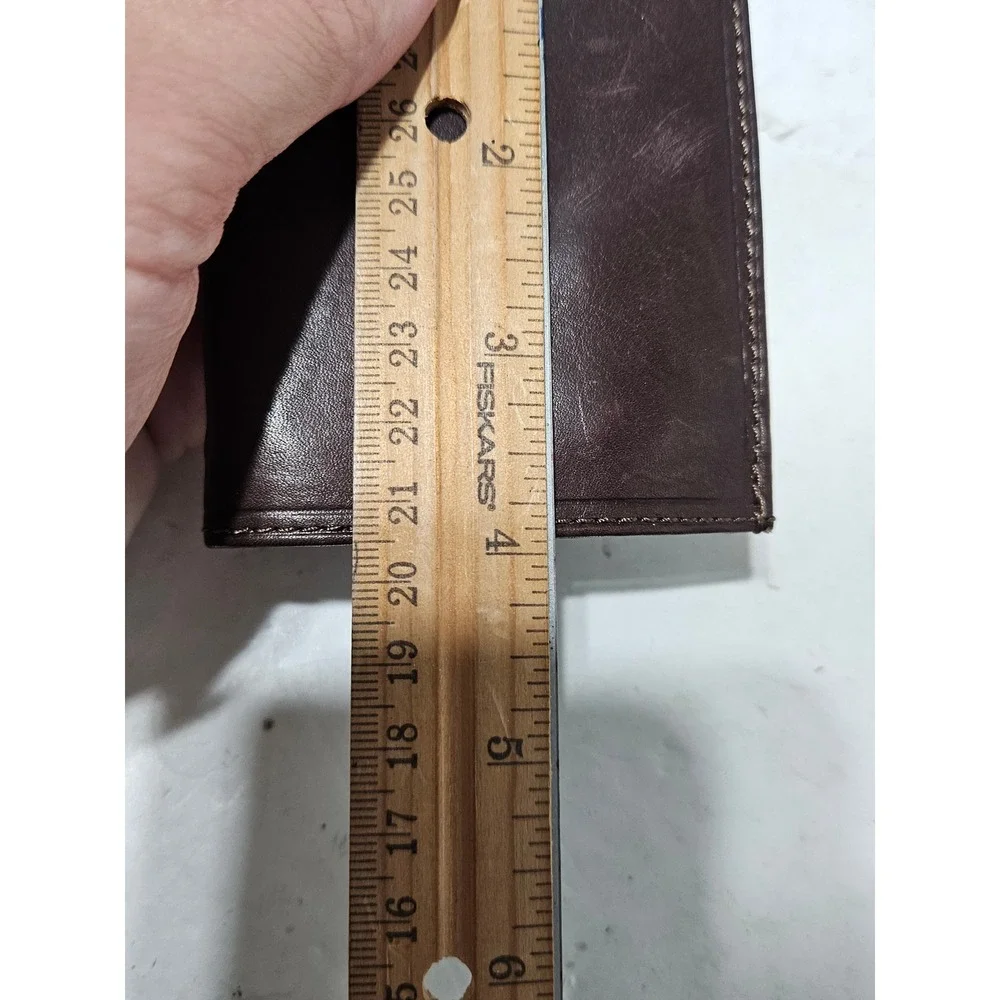 Paul & Taylor Bifold Wallet Brown Genuine Leather Hand Crafted